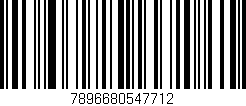 Código de barras (EAN, GTIN, SKU, ISBN): '7896680547712'