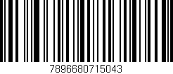 Código de barras (EAN, GTIN, SKU, ISBN): '7896680715043'
