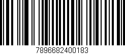 Código de barras (EAN, GTIN, SKU, ISBN): '7896682400183'