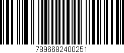Código de barras (EAN, GTIN, SKU, ISBN): '7896682400251'