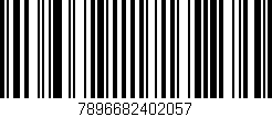 Código de barras (EAN, GTIN, SKU, ISBN): '7896682402057'