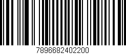 Código de barras (EAN, GTIN, SKU, ISBN): '7896682402200'