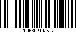 Código de barras (EAN, GTIN, SKU, ISBN): '7896682402507'