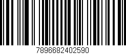 Código de barras (EAN, GTIN, SKU, ISBN): '7896682402590'