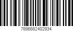 Código de barras (EAN, GTIN, SKU, ISBN): '7896682402934'