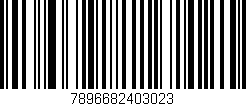 Código de barras (EAN, GTIN, SKU, ISBN): '7896682403023'