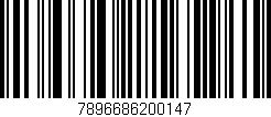Código de barras (EAN, GTIN, SKU, ISBN): '7896686200147'