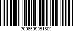 Código de barras (EAN, GTIN, SKU, ISBN): '7896689051609'