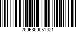 Código de barras (EAN, GTIN, SKU, ISBN): '7896689051821'