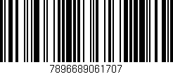 Código de barras (EAN, GTIN, SKU, ISBN): '7896689061707'