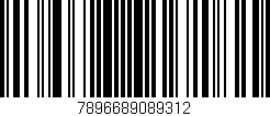 Código de barras (EAN, GTIN, SKU, ISBN): '7896689089312'