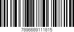 Código de barras (EAN, GTIN, SKU, ISBN): '7896689111815'