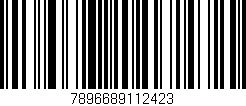 Código de barras (EAN, GTIN, SKU, ISBN): '7896689112423'