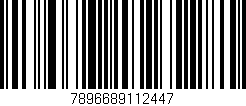 Código de barras (EAN, GTIN, SKU, ISBN): '7896689112447'