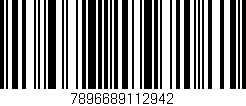 Código de barras (EAN, GTIN, SKU, ISBN): '7896689112942'