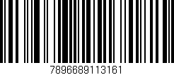 Código de barras (EAN, GTIN, SKU, ISBN): '7896689113161'