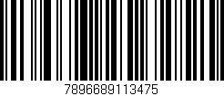 Código de barras (EAN, GTIN, SKU, ISBN): '7896689113475'