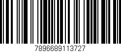 Código de barras (EAN, GTIN, SKU, ISBN): '7896689113727'