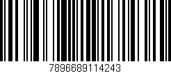 Código de barras (EAN, GTIN, SKU, ISBN): '7896689114243'