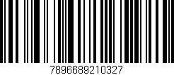 Código de barras (EAN, GTIN, SKU, ISBN): '7896689210327'