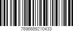 Código de barras (EAN, GTIN, SKU, ISBN): '7896689210433'