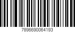 Código de barras (EAN, GTIN, SKU, ISBN): '7896690064193'