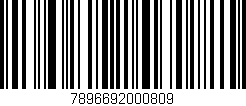 Código de barras (EAN, GTIN, SKU, ISBN): '7896692000809'