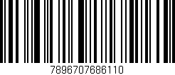 Código de barras (EAN, GTIN, SKU, ISBN): '7896707686110'
