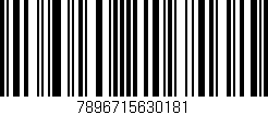 Código de barras (EAN, GTIN, SKU, ISBN): '7896715630181'