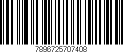 Código de barras (EAN, GTIN, SKU, ISBN): '7896725707408'