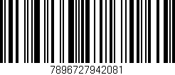 Código de barras (EAN, GTIN, SKU, ISBN): '7896727942081'