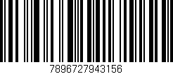 Código de barras (EAN, GTIN, SKU, ISBN): '7896727943156'