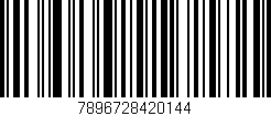 Código de barras (EAN, GTIN, SKU, ISBN): '7896728420144'