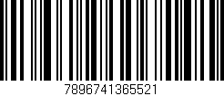 Código de barras (EAN, GTIN, SKU, ISBN): '7896741365521'