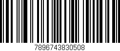 Código de barras (EAN, GTIN, SKU, ISBN): '7896743830508'