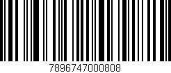 Código de barras (EAN, GTIN, SKU, ISBN): '7896747000808'