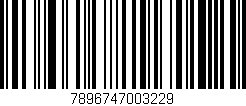 Código de barras (EAN, GTIN, SKU, ISBN): '7896747003229'