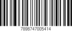 Código de barras (EAN, GTIN, SKU, ISBN): '7896747005414'