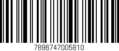Código de barras (EAN, GTIN, SKU, ISBN): '7896747005810'