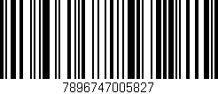 Código de barras (EAN, GTIN, SKU, ISBN): '7896747005827'