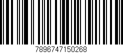 Código de barras (EAN, GTIN, SKU, ISBN): '7896747150268'