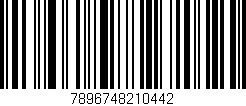 Código de barras (EAN, GTIN, SKU, ISBN): '7896748210442'