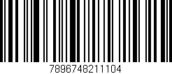 Código de barras (EAN, GTIN, SKU, ISBN): '7896748211104'