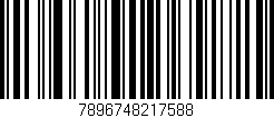 Código de barras (EAN, GTIN, SKU, ISBN): '7896748217588'