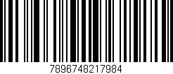 Código de barras (EAN, GTIN, SKU, ISBN): '7896748217984'