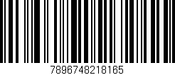 Código de barras (EAN, GTIN, SKU, ISBN): '7896748218165'