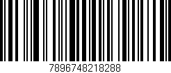 Código de barras (EAN, GTIN, SKU, ISBN): '7896748218288'