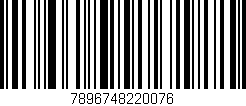 Código de barras (EAN, GTIN, SKU, ISBN): '7896748220076'