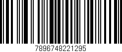 Código de barras (EAN, GTIN, SKU, ISBN): '7896748221295'