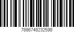 Código de barras (EAN, GTIN, SKU, ISBN): '7896748232598'